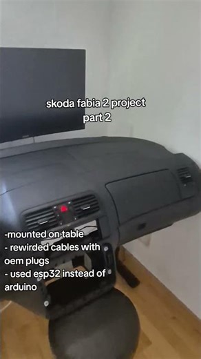skoda simrig part2 #arduino #simrig #skoda #skodafabia #esp32