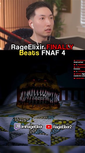 RageElixir Finally Beats FNAF 4..