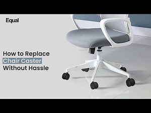 How to Replace Office Chair Casters | how to install caster wheels