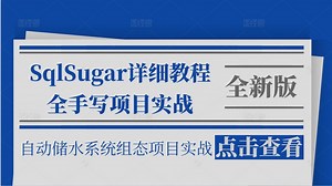 SqlSugar详细教程|从入门到实战到精通（.NET6 SqlSugar SQLServer/ORM/C#/WPF/Winform/引入)B1005