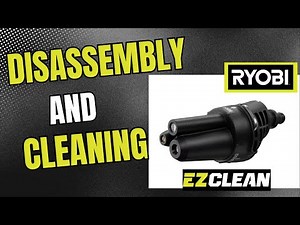 Ryobi EZClean 3-in-1 Rotating Nozzle disassembly - power washer service