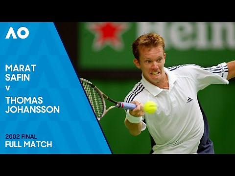Marat Safin v Thomas Johansson Full Match | Australian Open 2002 Final