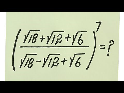 Hardest Olympiad Math Radical Exponential Simplification Problem l Easy & Tricky Solution