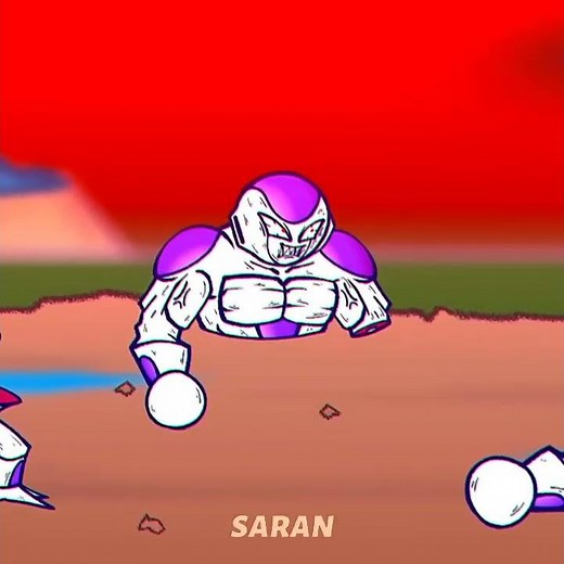 Goku vs Frieza Nutshell Animation 💀Part 2