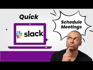 How to Schedule Meetings in Slack ? ( QUICK)