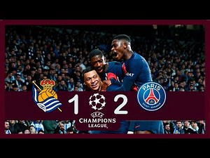 Real Sociedad vs PSG 8e de finale Ligue des Champions 2023/24 Résumé - temps forts et tous les buts.
