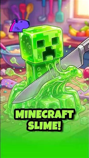 Cutting 1,000 layers of Minecraft Slime! 🔪🟩