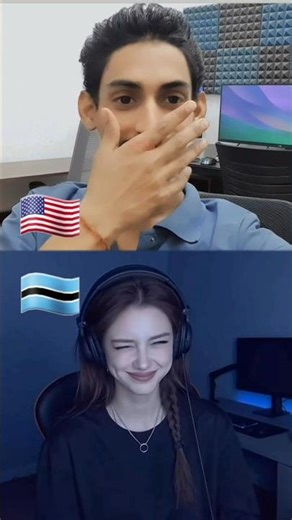 Her reaction to Botswana vs USA is PRICELESS! 🇧🇼🇺🇸 #shorts