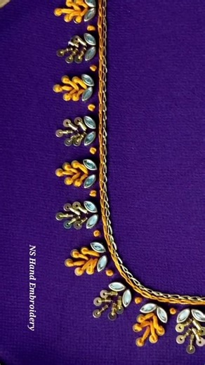 NS Aari Creations & Hand Embroidery | Normal Needle Work | Hand Embroidery | Instagram
