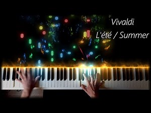 Vivaldi - L'été / Summer, piano