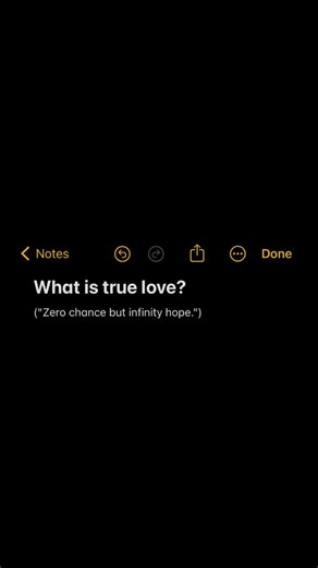 𝙀𝙜𝙤𝙞𝙨𝙩𝙞𝙘..) on Instagram: "What is true love? (“Zero chance but infinity hope.”) #relatable #fyp #reelsgrowth #reelitfeelit #algorithm #foryou #fyp #explore #reelkarofeelkaro #trendingtopic #insights #instareel #instagood #reach #views #likeme"