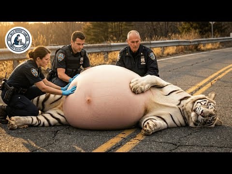 Animal Rescue Saving a Pregnant White Tiger Just Before Birth #29