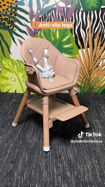 Meet the Kikkaboo Woody Highchair: Stylish & Comfortable for Years