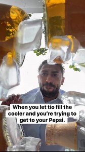 Nothing worse than us getting beer-blocked at the cooler | Pepsi