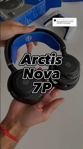 Reviewing the Arctis Nova 7P for PS5 #steelseries #ps5accessories #gamingheadset #wirelessheadset