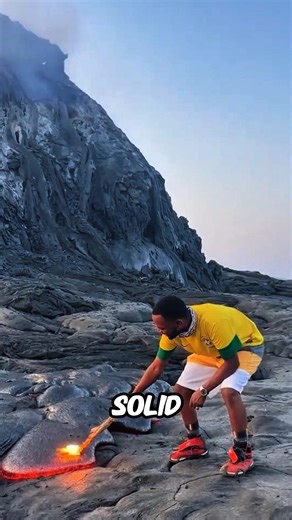 Black Lava Lie. #Lava#HiddenDanger#RealScience