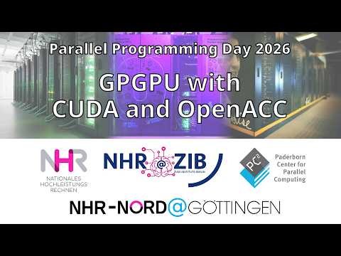PPD 2026 (4/5) - GPGPU with CUDA and OpenACC