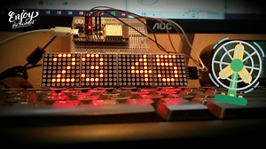 NTP点阵时钟 micropython_ESP32_MAX7219