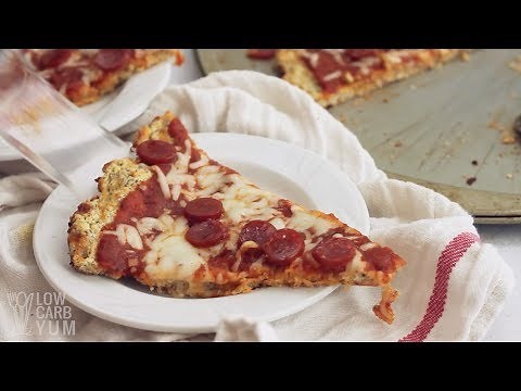 Coconut Flour Low Carb Pizza Crust