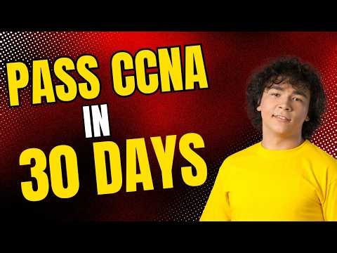 Pass the CCNA in 30 Days – FREE 30-Day Study Guide (2025 Edition)