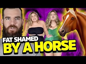 Obese Tiktokker Fat Shamed By A horse