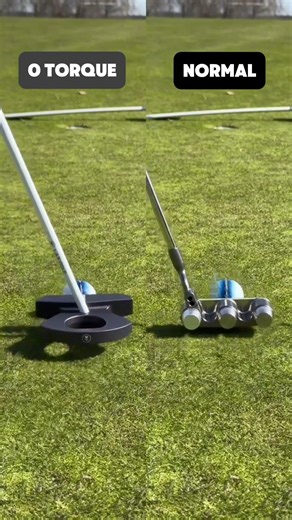 0 Torque vs Normal Putter (L.A.B. Golf DF3 Grey vs GG Putters Antares) #golf #viralshorts #bogeybook