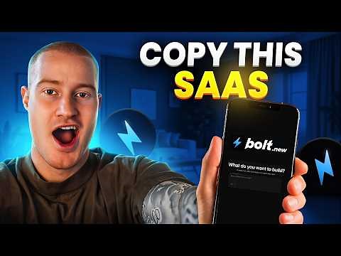 Build THIS SaaS with AI in 5 Minutes (Bolt.new Tutorial)