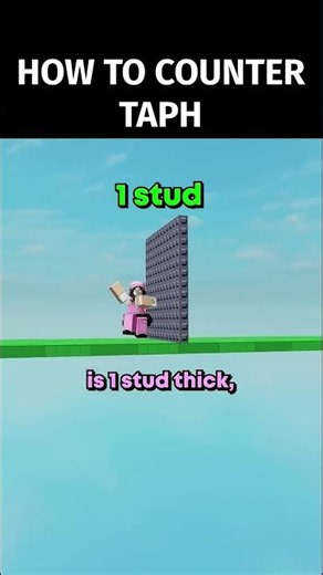 How to counter taph #forsaken #roblox #taph simply just walk around it