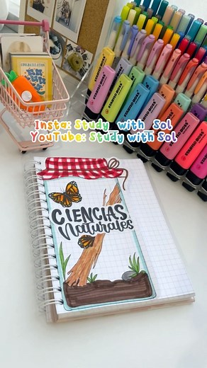 31K views · 22K reactions | Hoy es día de portada y como no, una de CIENCIAS NATURALES! Es una idea preciosa  Espero te guste y te sirva mucho, te quiero . . . . #reels #studywithsol #separador #separadorbonito #studygram #study #notes #ideas #lettering #portadas #cienciasnaturales #ciencias #escuela #escolar | Study with Sol | Facebook