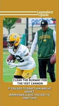 Marshawn Lloyd is Hiding in Plain Sight #bestball #packers #fantasyfootball