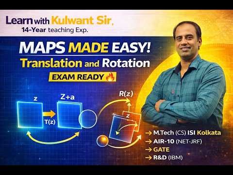 All Basic Maps in Complex Analysis Made EASY 🔥 (Translation + Rotation FULL Lecture)