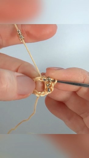 26K views · 302 reactions | Crochet the cutest idea for my step-by-step video tutorial. Yarn: 100% cotton yarn, 169 meters in 50 grams, and 1.4 mm or 2.0 mm hook. Beads (uneven, large): d = 0.25-0.35 cm. Tutorial 75oek #crochetelenarugalstudio #elenarugalstudio #crochetchristmas | Crochet Elenarugalstudio | Facebook