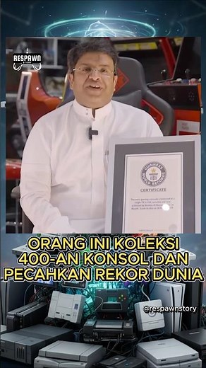 This Guy Has a Collection of Over 400 Game Consoles and Broke a World Record! #shorts #consolegam...