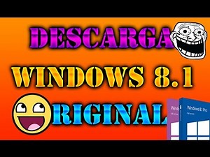 Descargar windows 8 .1 original Todas las versiones