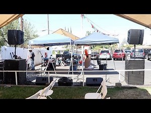 RCF & JBL VRX Line Array Setup