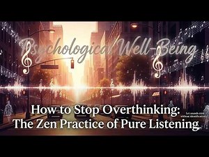 How to Stop Overthinking: The Zen Practice of Pure Listening