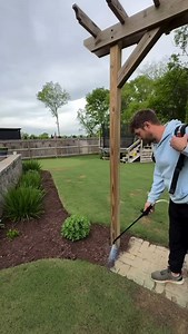 The landscaping cheatcode nobody talks about! Mulch Glue! Yes, It works! @jake_fromupstatefarm recommends ✨ #mulchglue #landscaping #diylandscaping #homeimprovement | Lockdown Sticky