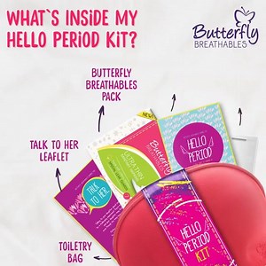 49K views · 149 reactions | Butterfly Breathables Hello Period Kit is...