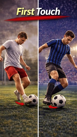 First touch #soccer #football #tranding