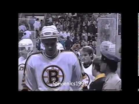 October 7, 1995 New York Islanders at Boston Bruins -UPN 30 Boston Broadcast