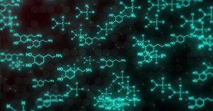 Chemistry Structure Animation Background, Medical Science And Health Background. Molecular Structure