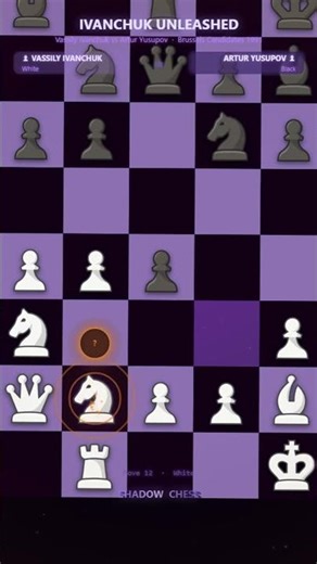 King’s Indian Fireworks: The 1991 Candidates Masterpiece #chess #chessclips #chessgame #ranking