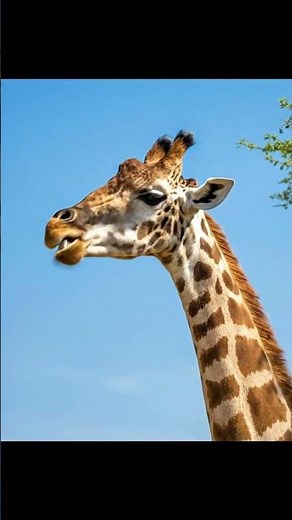 Giraffe Looks at Camera | Ultra-Realistic 3D Wildlife Animation