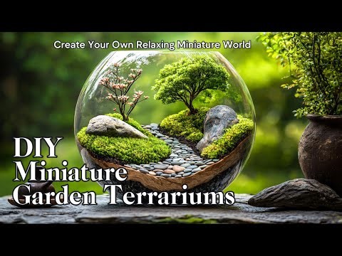 DIY Miniature Garden Terrariums: Create Your Own Relaxing Miniature World
