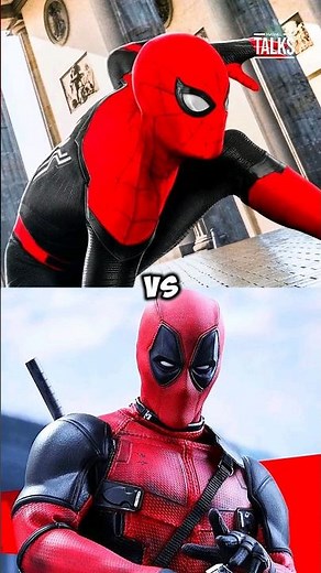 Deadpool vs. Spider Man🤯🔥 Who would win in a fight? #Marvel #spiderman #deadpool #mcu #viral