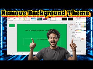 How To Remove Background Theme In PowerPoint - Simple Steps
