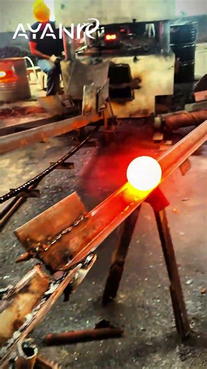 💥 Power Hammer Forged Steel Ball Production Line!