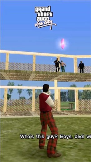 Bro forgot that he had to run 🏃‍♂️😭 #GTAViceCity #Gaming #GTA