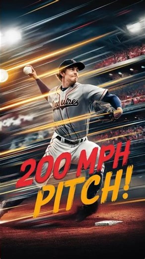 Unbelievable! Baseball Player Throws 200 MPH Pitch! ⚡⚾