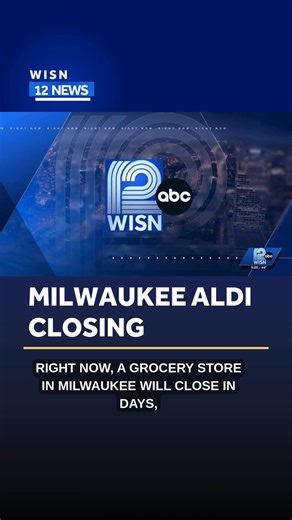 The Aldi grocery store near Sherman Boulevard and Custer Avenue is closing Sunday, WISN 12 News has learned. The area of the city the store is located is close to a food desert. Read more: tinyurl.com/45ce63za | WISN 12 NEWS